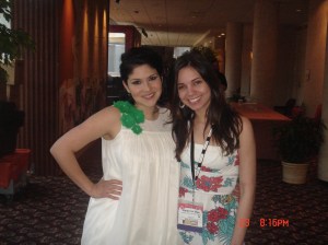 Com a cantora Jaci Velasquez