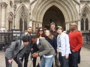 Com meus colegas de classe do International Foundation em 2010